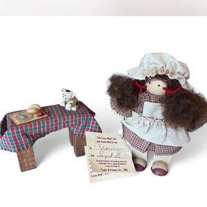 Charming Lizzie High handcrafted wooden doll